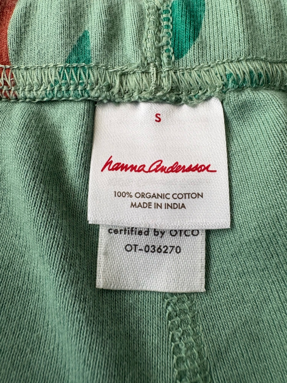 Hanna Andersson 100% Organic Cotton Palm Tree Print Shorts Sz S - Picture 10 of 14